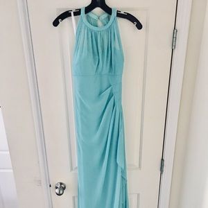 David’s Bridal Malibu Halter Bridesmaid Dress Sz4